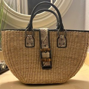 Tommy Bahama wicker purse